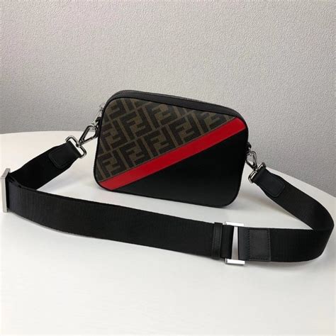 mens fendi sling bag|Fendi bag with thick strap.